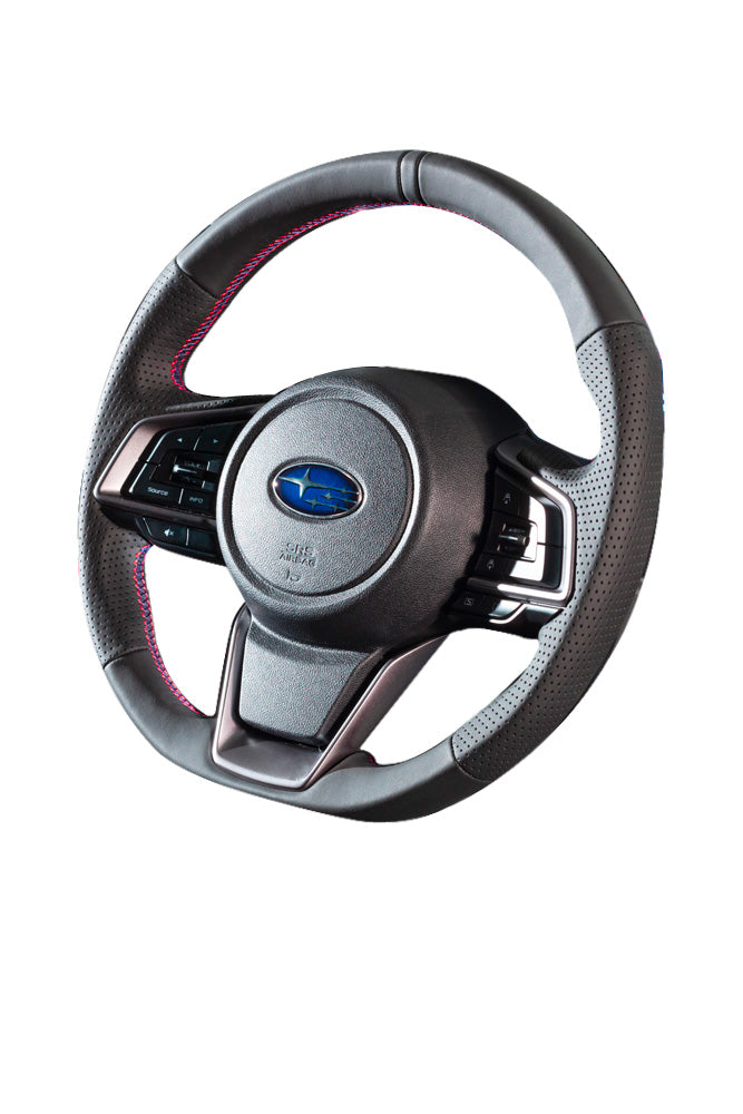 DAMD STEERING WHEEL  For LEGACY B4 OUTBACK BS BN (A-C) 14/10-17/09  SS359-GT-BL
