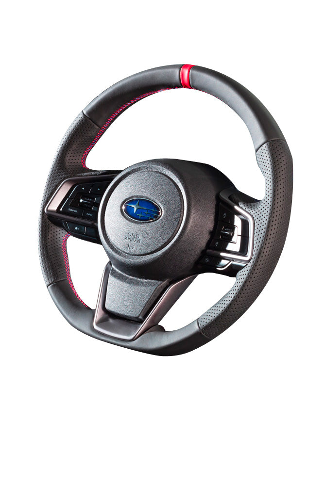 DAMD STEERING WHEEL  For LEGACY B4 OUTBACK BS BN (A-C) 14/10-17/09  SS359-GT-RD