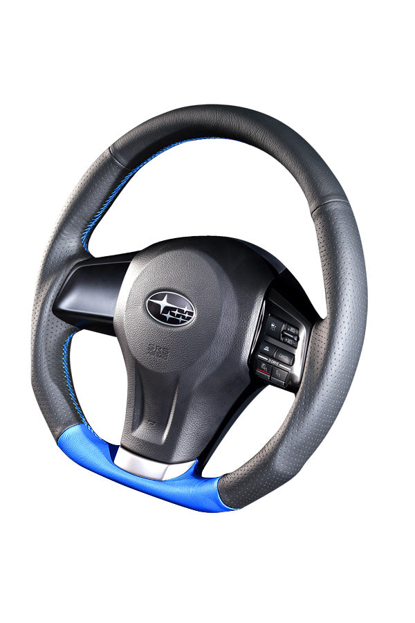 DAMD STEERING WHEEL  For SUBARU LEGACY BM BR (D ~) 12/5 ~ SS360-D BLUE FORMULA