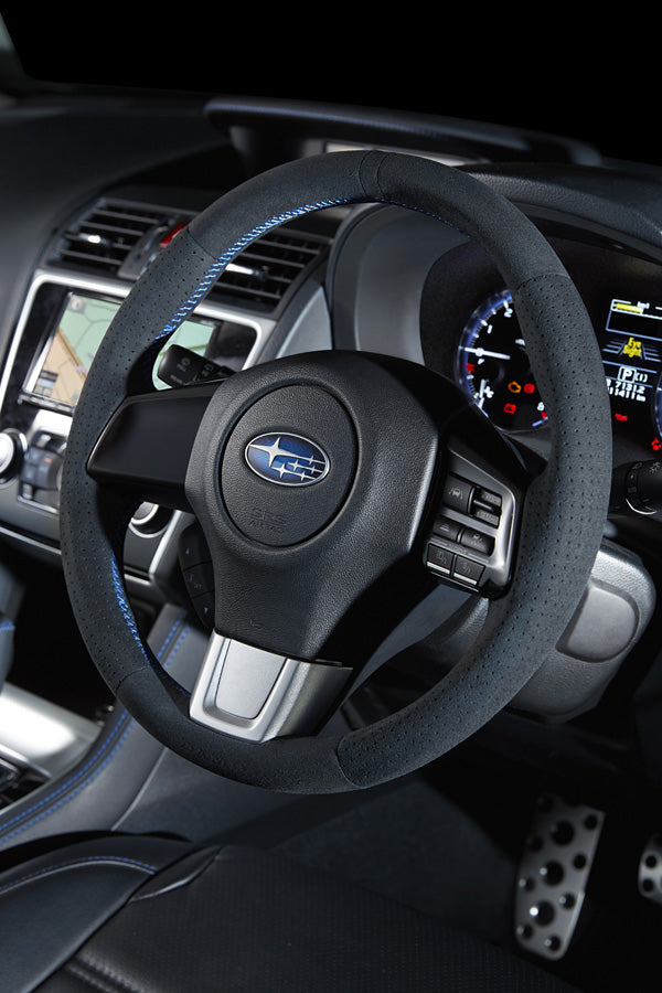 DAMD STEERING WHEEL  For SUBARU LEVORG VMG VM4 (A~) 14/6~ SS360-RS Blue Stitch