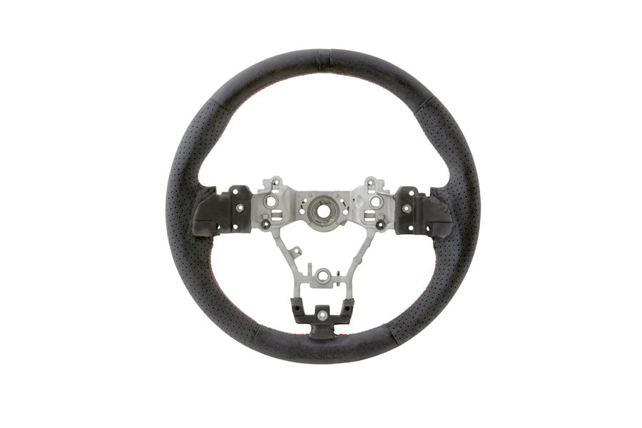 DAMD NARROW STEERING WHEEL  For WRX S4 / STI VAB VAG (A~) 14/8~ SS360-RS Ultra suede×red stitch