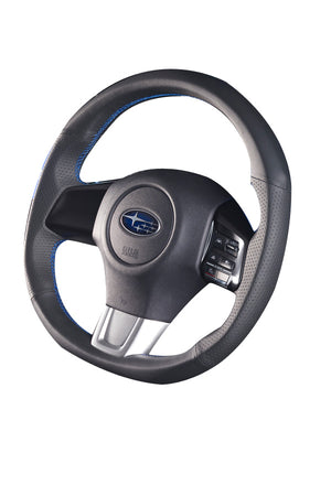 DAMD STEERING WHEEL  For SUBARU LEVORG VMG VM4 (A~) 14/6~ SS360-RX Blue Stitch