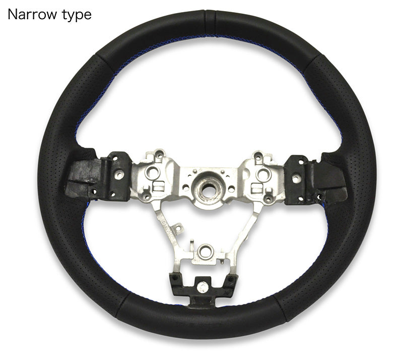 DAMD NARROW STEERING WHEEL  For SUBARU WRX S4 / STI VAB VAG (A~) 14/8~ SS360-RS Red Stitch