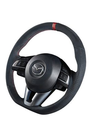 DAMD STEERING WHEEL  For MAZDA ATENZA GJ 12.11~16.7 SS365-M Ultra suede