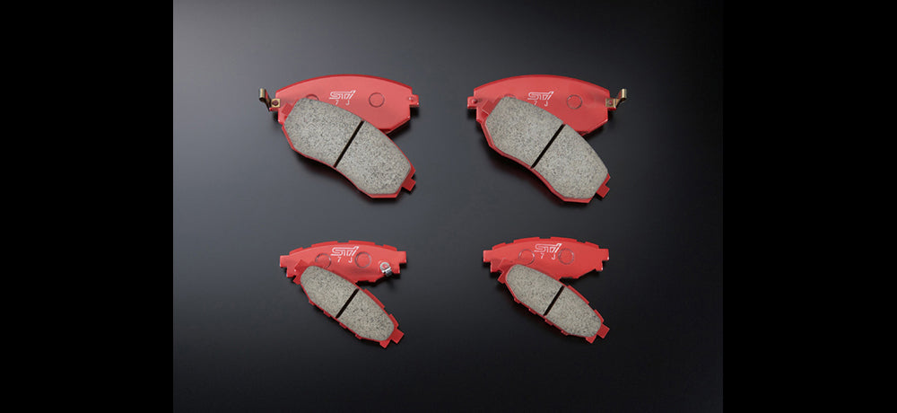 STI BRAKE PAD SET F For FORESTER (SJ) ST26296SF000 - Black Hawk Japan