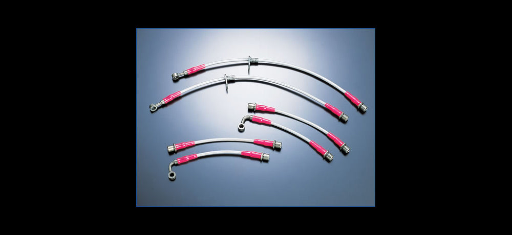 STI STAINLESS MESH BRAKE HOSE SET FOR SUBARU LEGACY BP BL ST2655066051
