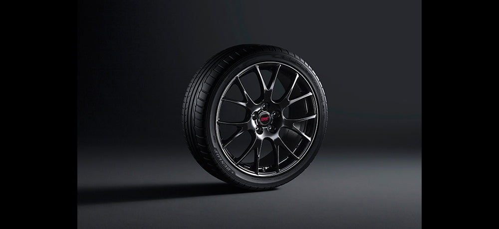 STI WHEEL SET 19 BBS BLACK 19x8.5J+53 FOR WRX S4(VB) ST28100ZR560