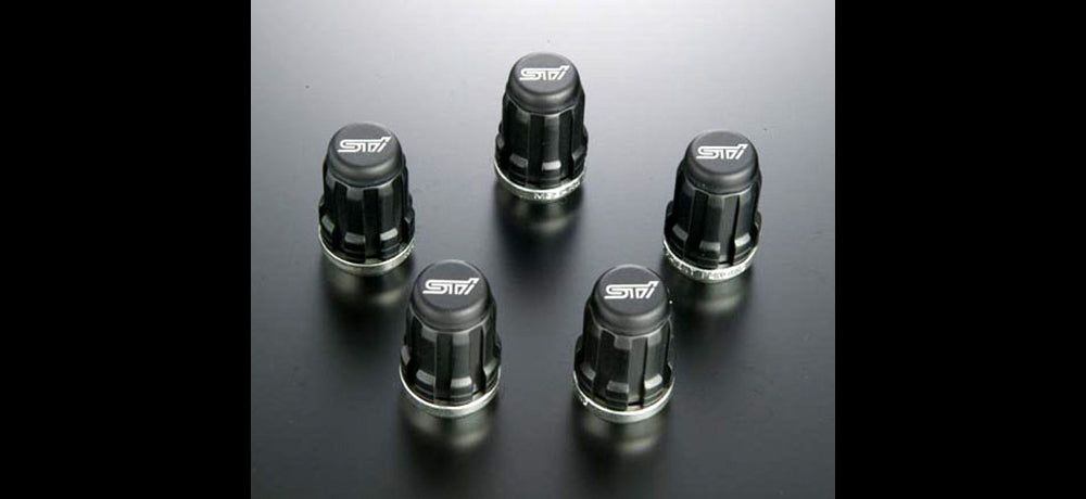 STI WHEEL NUT SET (BLACK)  For IMPREZA 4DooR (GJ) ST28170ST020