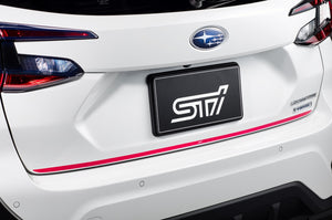 STI TAIL GATE GARNISH CHERRY RED FOR SUBARU CROSSTREK GU ST91042G2000
