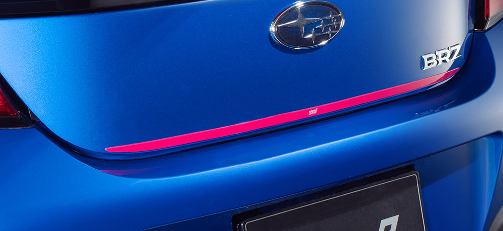 STI TRUNK LID GARNISH CHERRY RED FOR SUBARU BRZ ZD ST91042Z2000