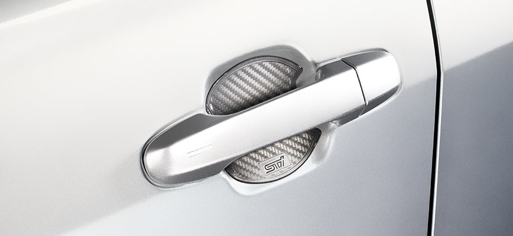 STI DOOR HANDLE PROTECTOR SILVER FOR SUBARU FORESTER SK ST91099ST150