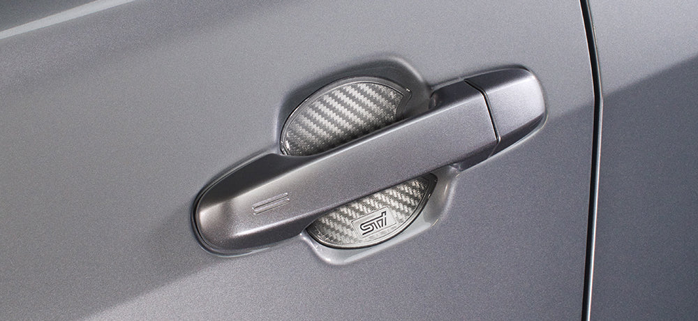 STI DOOR HANDLE PROTECTOR SILVER FOR SUBARU FORESTER SK ST91099ST150