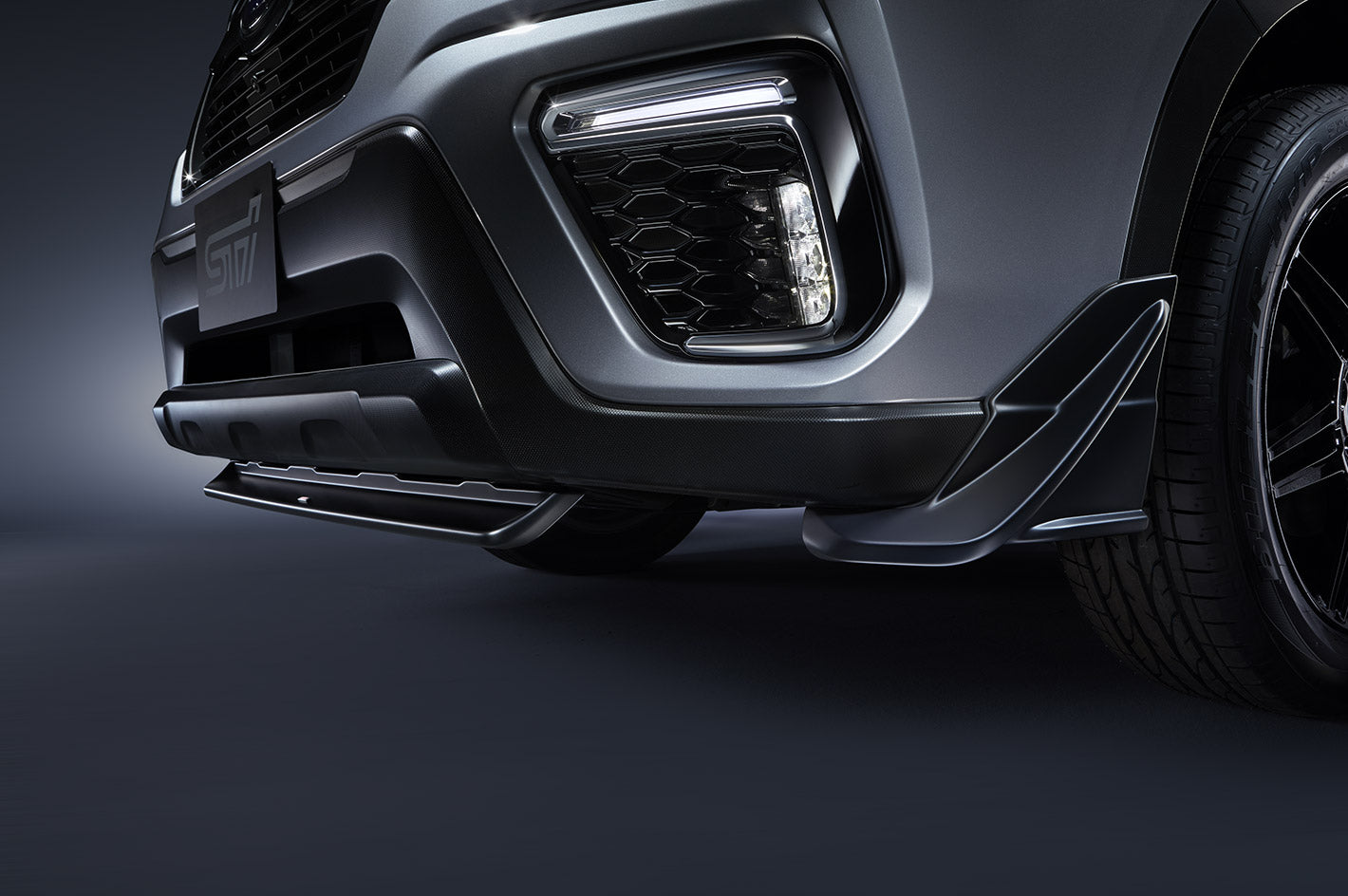 STI FRONT SIDE UNDER SPOILER FOR SUBARU FORESTER SK ST96020SE020