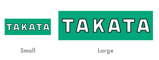 TAKATA STICKER SMALL (x1) 990067