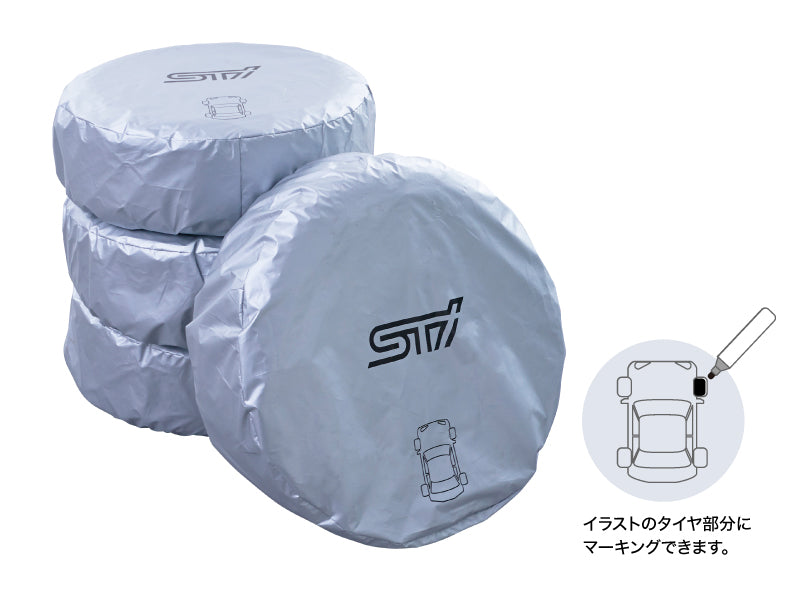 STI MARKER WITH A TIRE COVER SET M CAR ACCESSORIES GOODS   STSG13100030