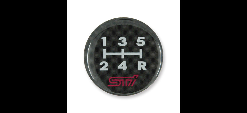 STI SHIFT PATTERN EMBLEM 5MT  For LEGACY B4 (BL) STSG13100810