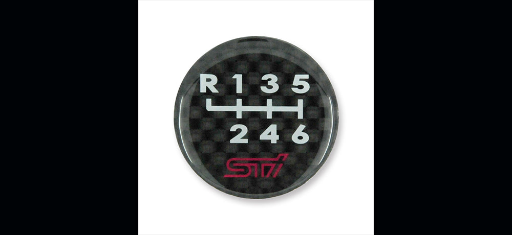 STI SHIFT PATTERN EMBLEM 6MT  For SUBARU BRZ (ZC) STSG13100820