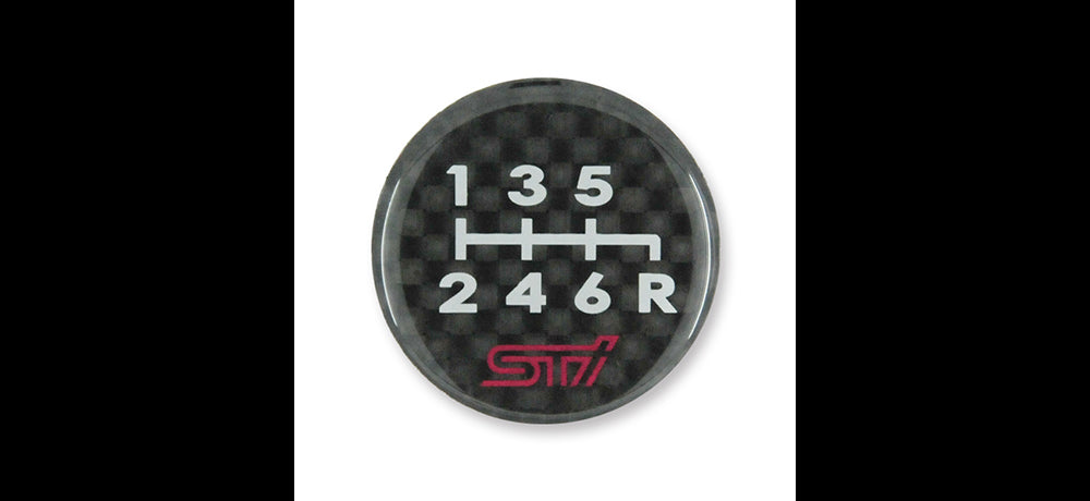 STI SHIFT PATTERN EMBLEM 6MT  For LEGACY TOURING WAGON (BP) STSG13100830