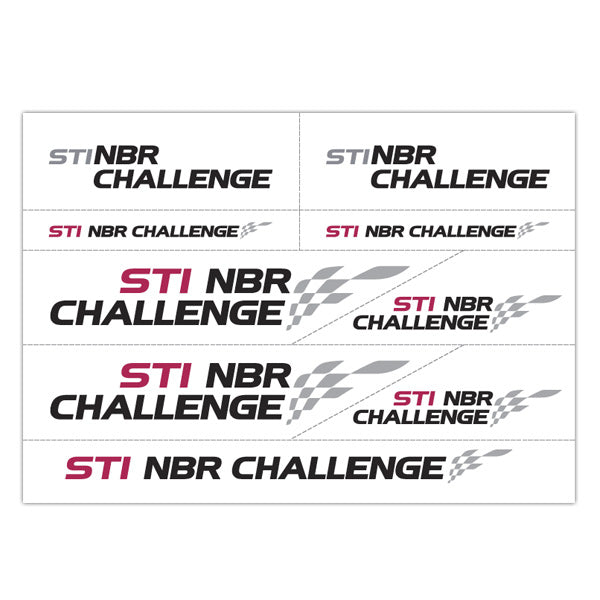 STI NBR TRANSFER STICKER  CAR ACCESSORIES GOODS   STSG14100210