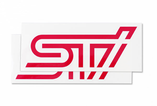 STI STI STICKER A CHERRY RED  CAR ACCESSORIES GOODS   STSG14100270