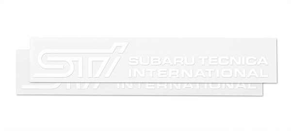 STI STI STICKER C WHITE  CAR ACCESSORIES GOODS   STSG14100300