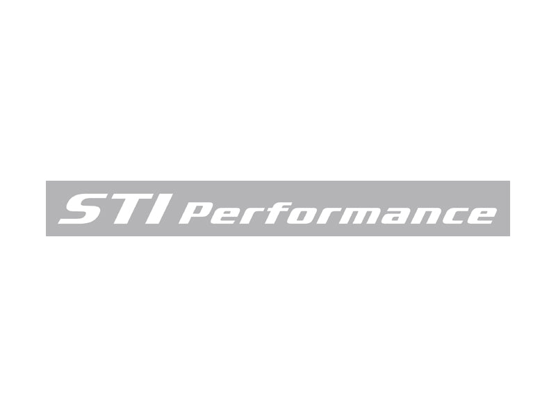 STI STI PERFORMANCE STICKER WHITE  CAR ACCESSORIES GOODS   STSG14100470
