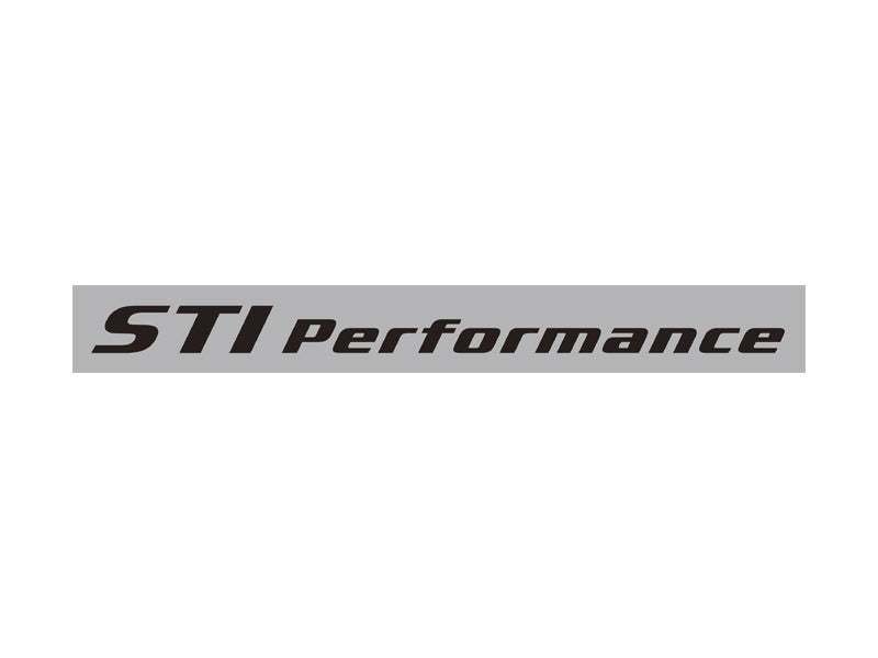 STI STI PERFORMANCE STICKER BLACK  CAR ACCESSORIES GOODS   STSG16100760