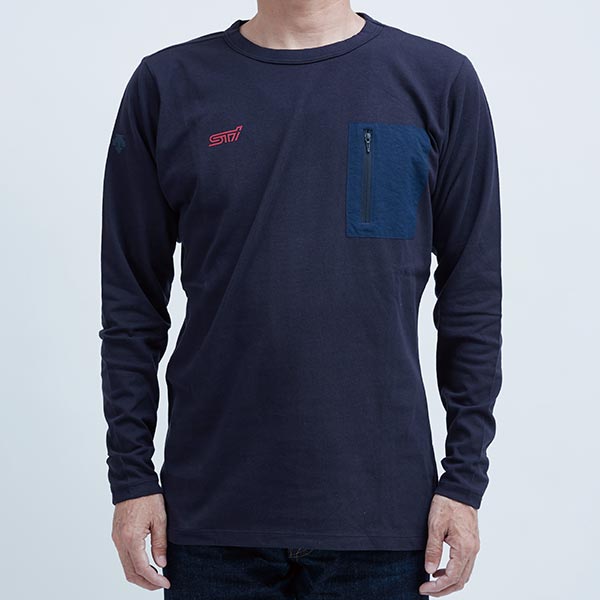 STI LONG SLEEVE SHIRT (NAVY) L For STSG19100080
