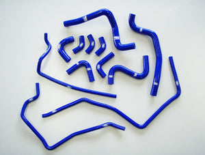 SAMCO SPORT HEATER HOSE KIT ORANGE FOR SUBARU IMPREZA GDB (WRX STI A・B) 40TCS522-ANC-ORANGE