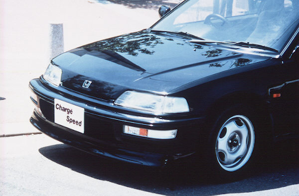 CHARGE SPEED FRONT SPOILER FRP FOR HONDA CIVIC EF KOUKI 3DR CAHRGESPEED-00034