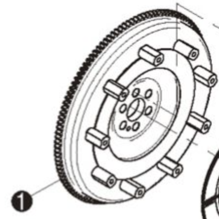 ORC 559D 659D Series Flywheel Replacement Part ORC-FW-559D-659D