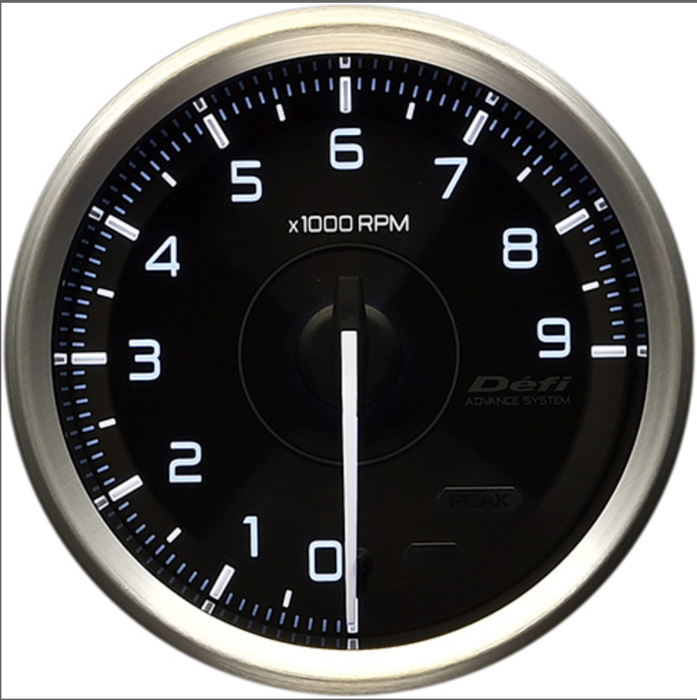 Defi Gauge Meter Advance A1 Tachometer (0 to 9000RPM)  80mm  DF17601