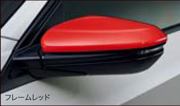 HONDA DOOR MIRROR COVER FLAME RED  For HONDA CIVIC TYPE R FK8 08R06-TGH-010