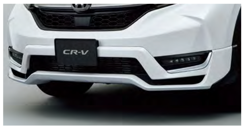 OEM HONDA 08P98TLA0S1 FRONT AERO SPOILER WHITE PEARL 08P98-TLA-0S1