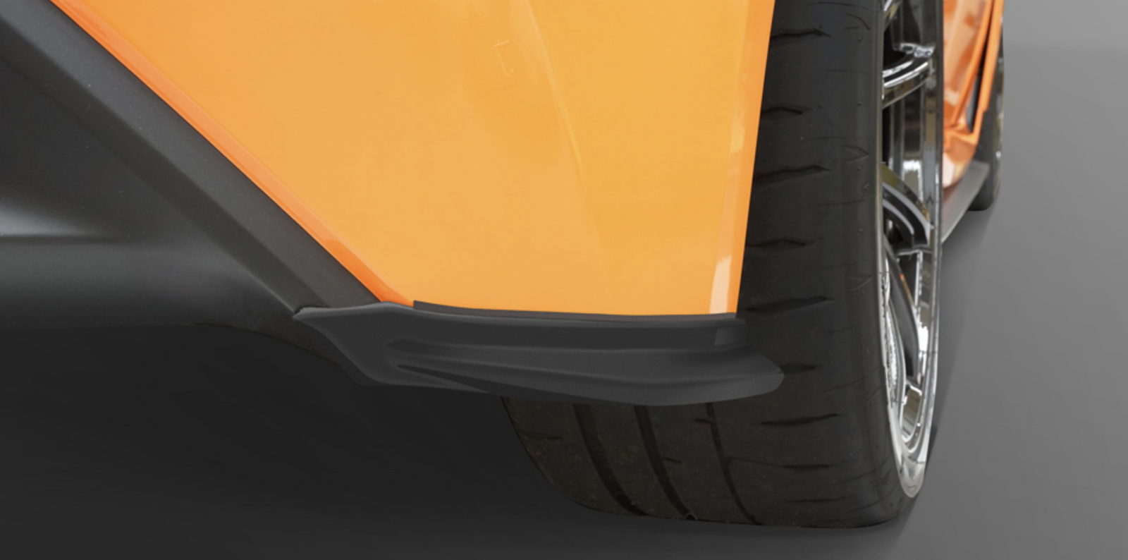 TOMS REAR SIDE FIN MATT BLACK FOR TOYOTA 86 ZN8 52129-TZN80-F