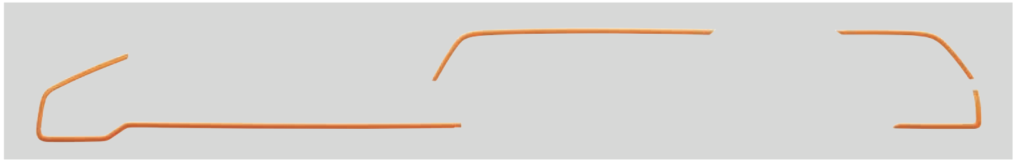 OEM HONDA 08Z03TEA0R0C INTERIOR PANEL ORANGE 08Z03-TEA-0R0C