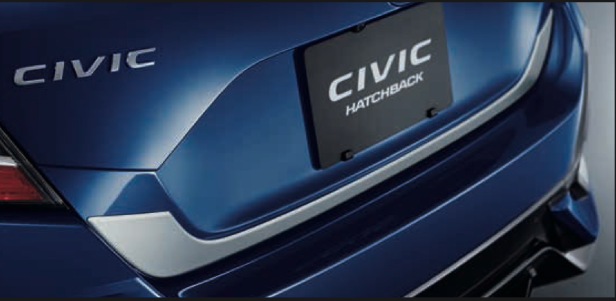 OEM HONDA 08F52TEA000B TAIL GATE GARNISH SILVER 08F52-TEA-000B