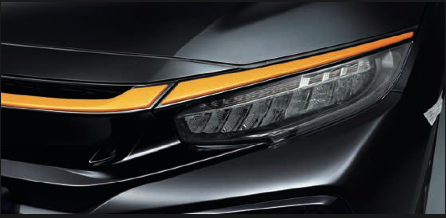 OEM HONDA 08F21TGG000A FRONT GRILLE GARNISH ORANGE 08F21-TGG-000A