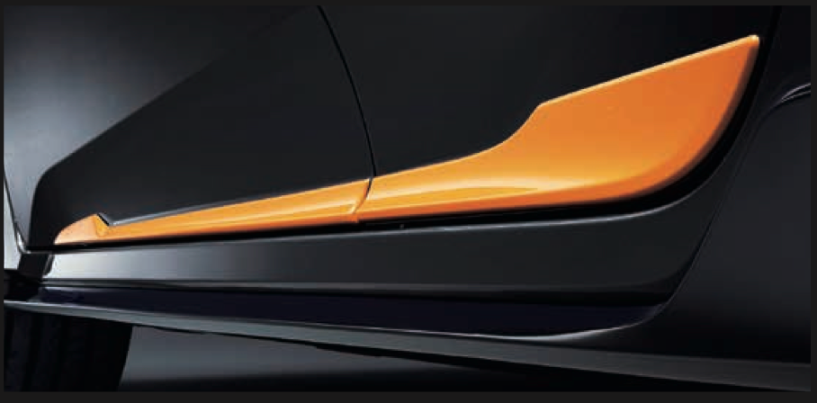 OEM HONDA 08F57TGG020A DOOR LOWER GARNISH ORANGE 08F57-TGG-020A