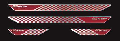 MUGEN Scuff Plate Red  For FIT JAZZ GK3 GK4 GK5 GK6 GP5 GP6 84200-XMK-K0S0-RD