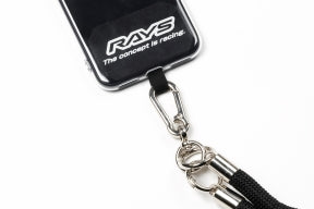 RAYS OFFICIAL PHONE STRAP 24S BK FOR  7409020002516