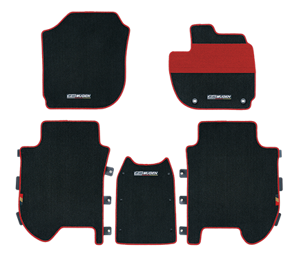 MUGEN Sports Mat Black-Red  For FIT JAZZ GK3 GK4 GK5 GK6 GP5 GP6 08P15-XMK-K1S0-RD