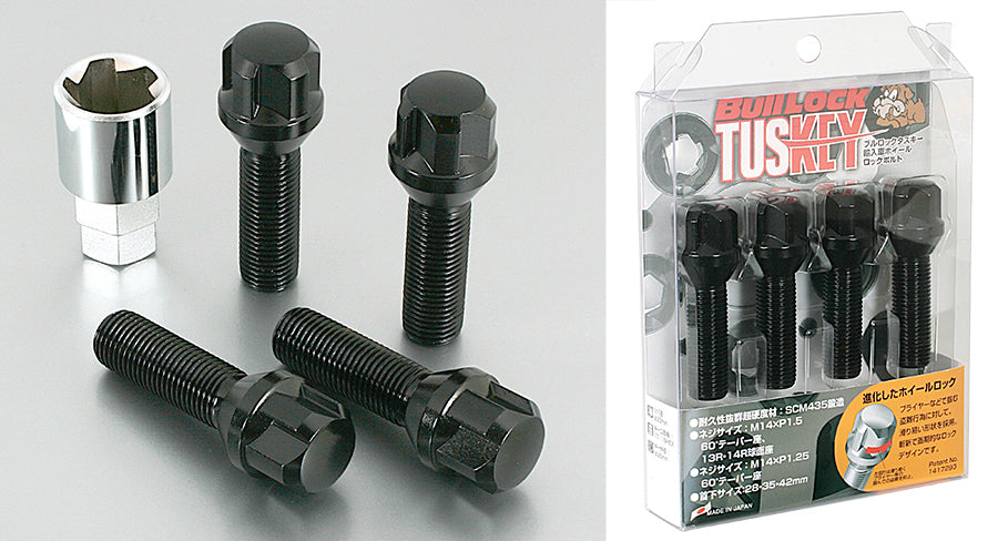 KYO-EI BULL LOCK TUSKEY BOLT (BLACK) M14xP1.5 T680B-42