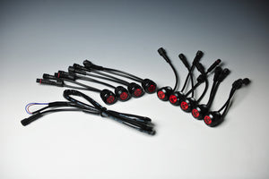 NOBLESSE REAR DIFFUSER BLACK (W FOG LIGHTS) FOR TOYOTA ALPHARD VELLFIRE AYH30 AGH30 30AV-RD1-010-LED-BFG-090