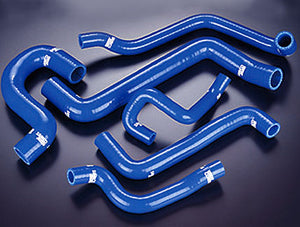 SAMCO SPORT COOLANT HOSE KIT BLUE FOR VOLKSWAGEN GOLF 2 19E GTI AIR CONDITIONED LHD 40TCS141-C-BLUE