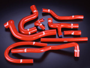 SAMCO SPORT COOLANT HOSE KIT VINTAGE BLACK FOR VOLKSWAGEN GOLF 2 19E GTI (JAPANESE SPEC) 40TCS177-C-VINTAGE-BLACK