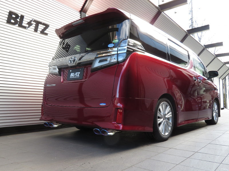 BLITZ NUR-SPEC VSR QUAD EXHAUST  For TOYOTA VELLFIRE GGH35W 2GR-FE 62519V