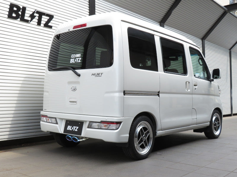 BLITZ NUR-SPEC CUSTOM EDITION EXHAUST SYSTEM TI FOR DAIHATSU ATRAI WAGON S331G 63556V