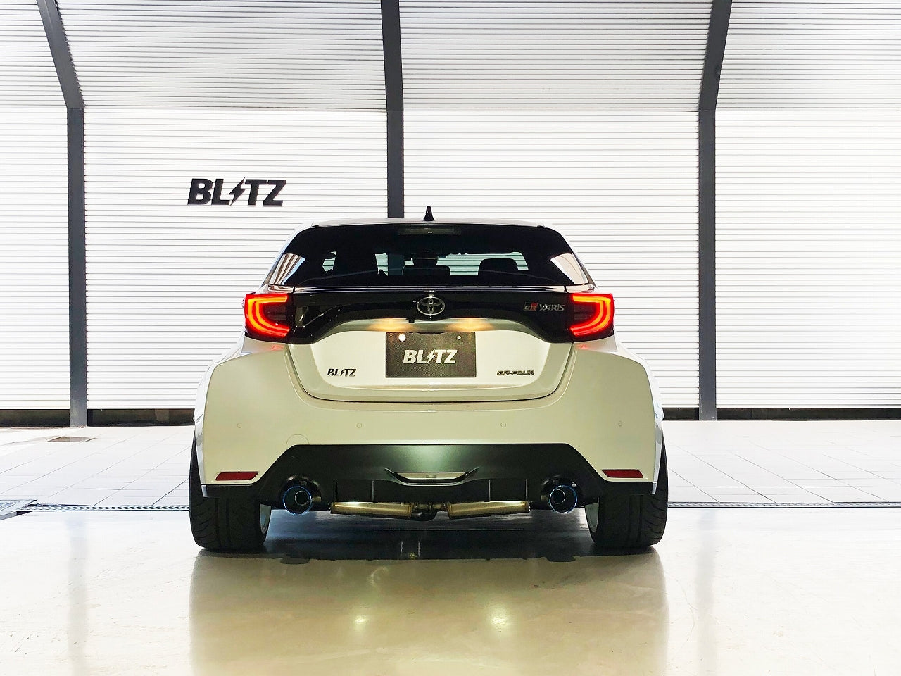 BLITZ NUR-SPEC CUSTOM EDITION STYLED EXHAUST TI For TOYOTA GR