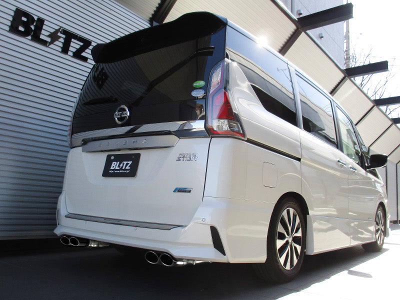 BLITZ NUR-SPEC VS QUAD EXHAUST  For NISSAN SERENA GFC27 MR20DD 63531